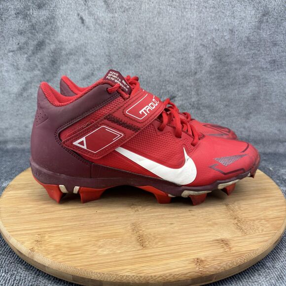 Nike Trout Baseball Cleats Shoes Mens 7 Red White CZ5911-616 Molded Spikes - Picture 1 of 10